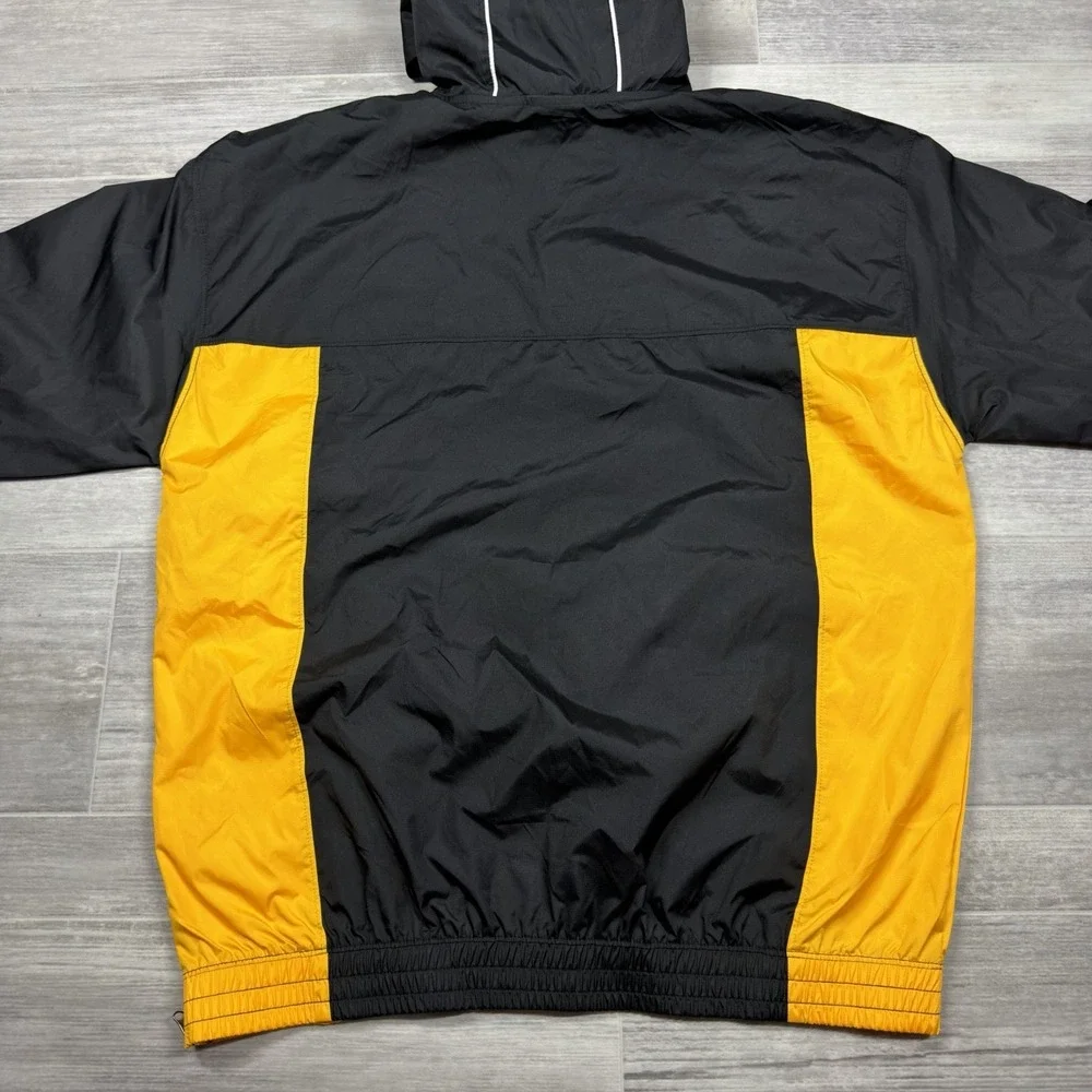 NHL Pittsburg Penguins Windbreaker Youth Large 14/16 Black/Gold‎ Lightweight New
